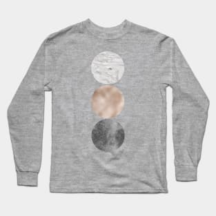 Rose grunge - circles IV Long Sleeve T-Shirt